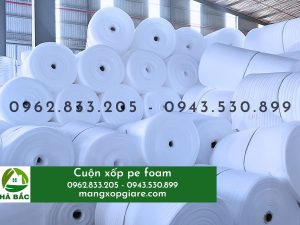 màng pe foam dạng cuộn