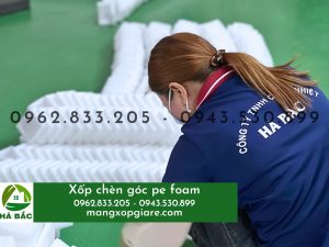 Xốp chèn góc pe foam