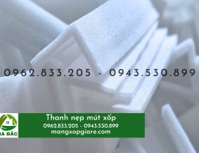 thanh nẹp mút xốp