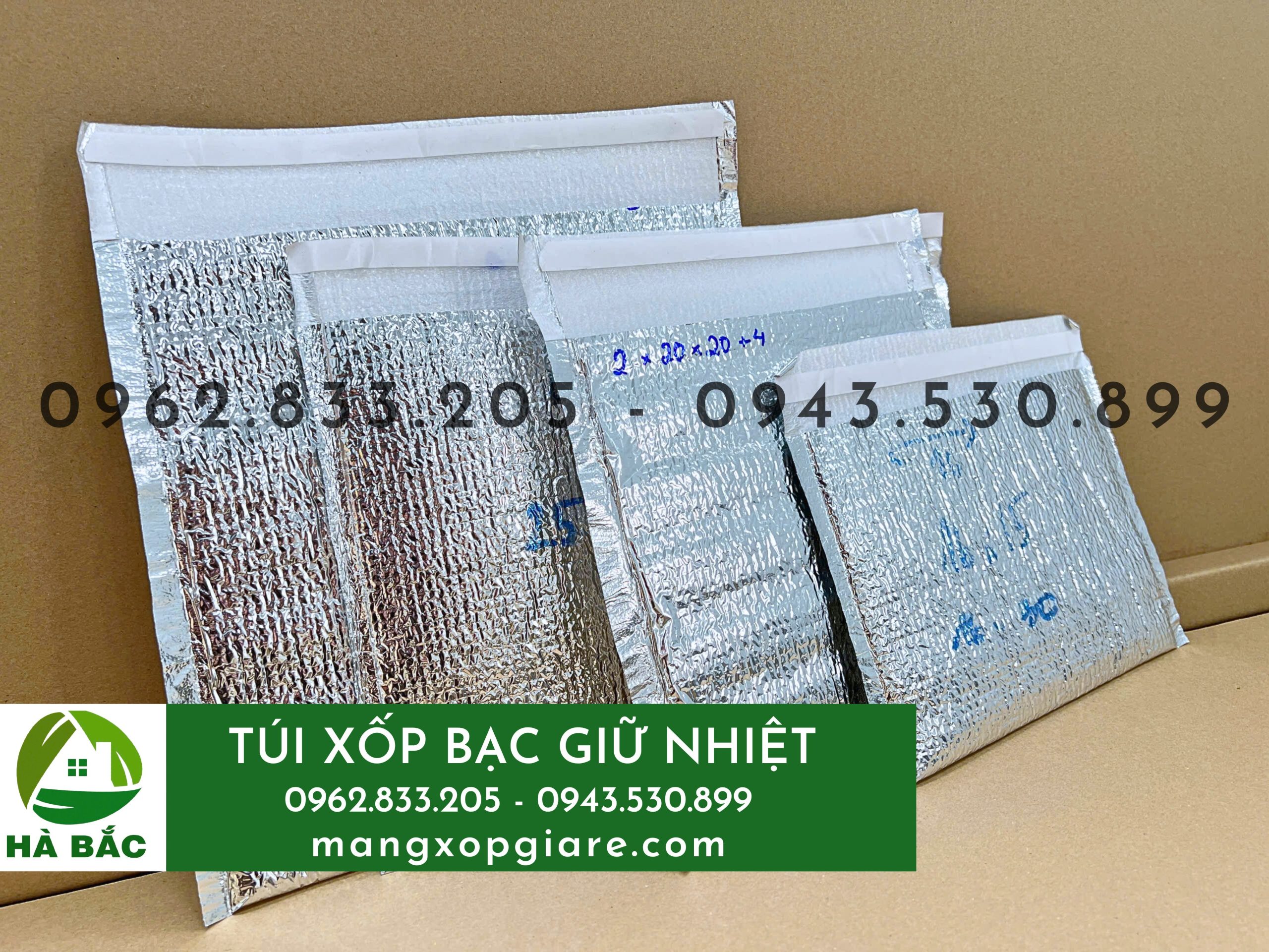 túi xốp bạc giữ nhiệt nông sản
