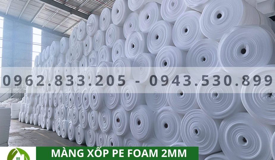 màng xốp pe foam 2mm