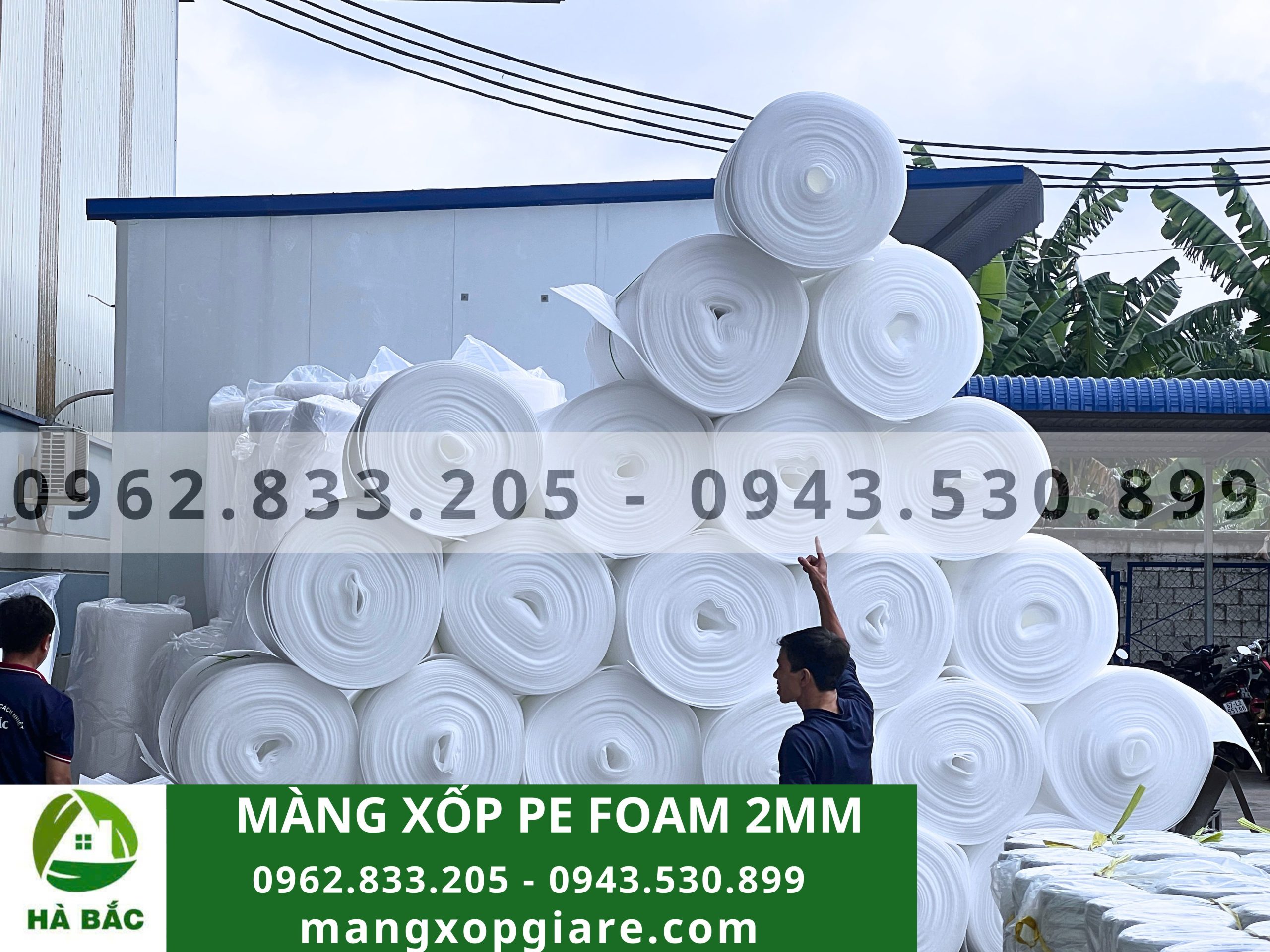 màng xốp pe foam 2mm