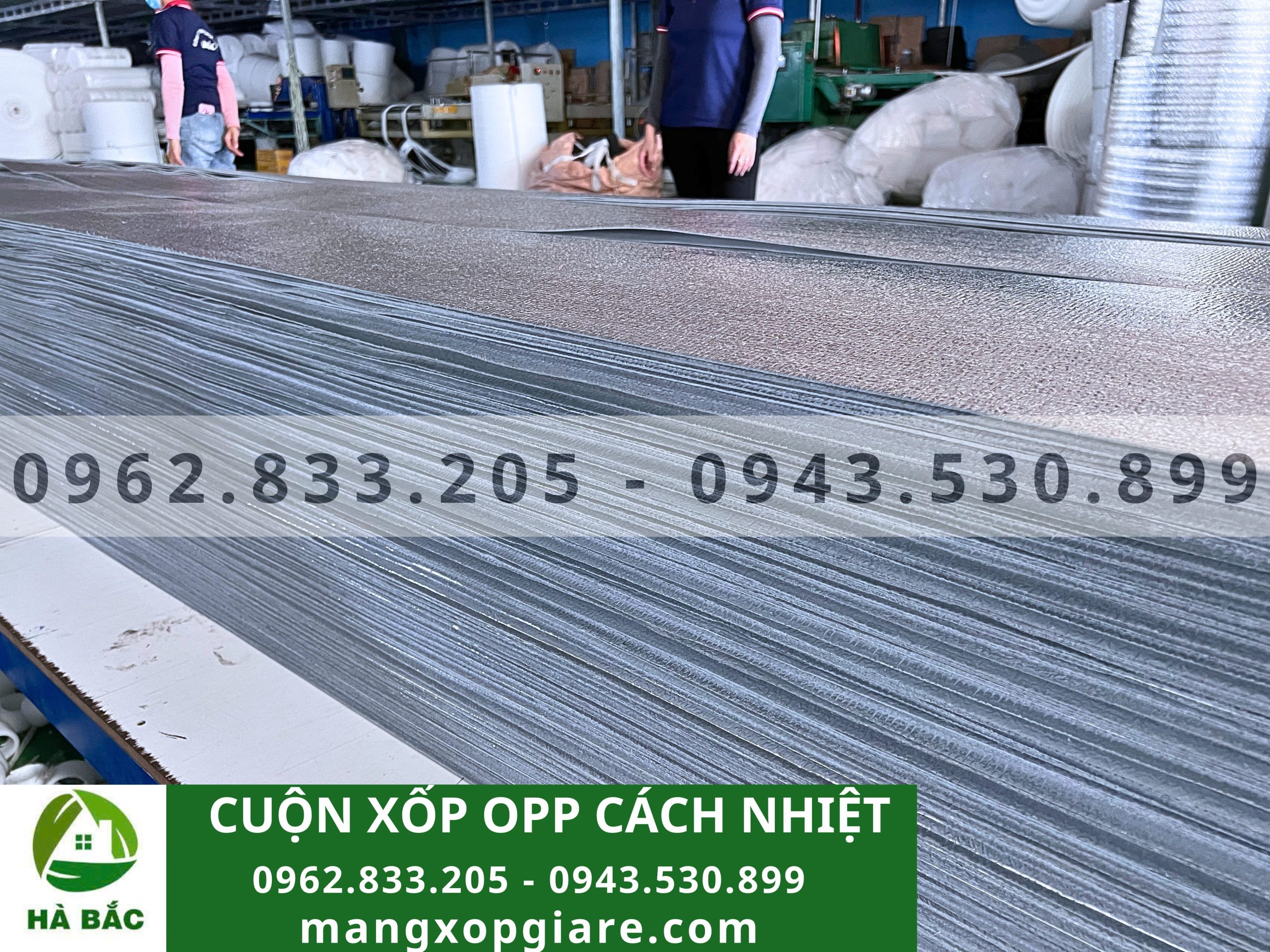 Cuộn xốp OPP cách nhiệt 2mm