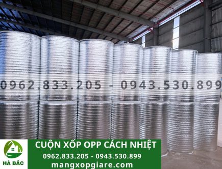 Cuộn xốp OPP cách nhiệt 2mm