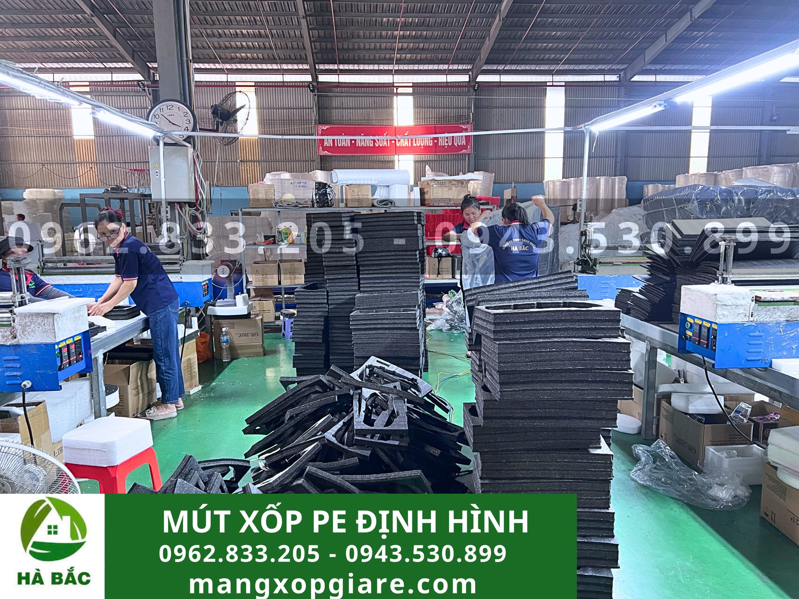 Mút xốp PE định hình