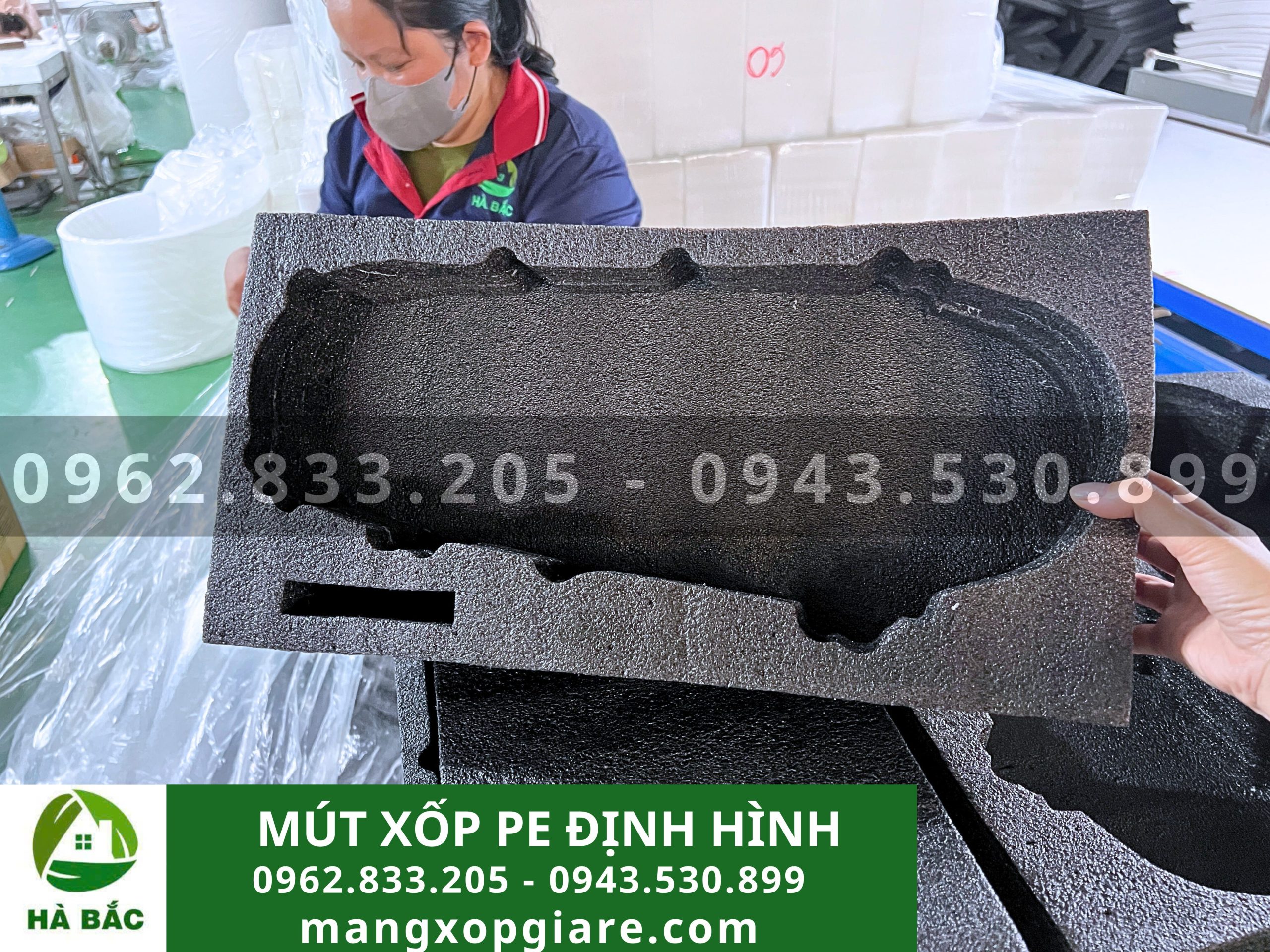 Mút xốp PE định hình