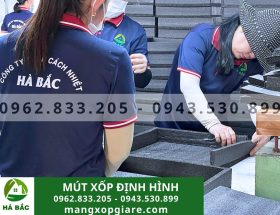 Sản xuất mút xốp định hình