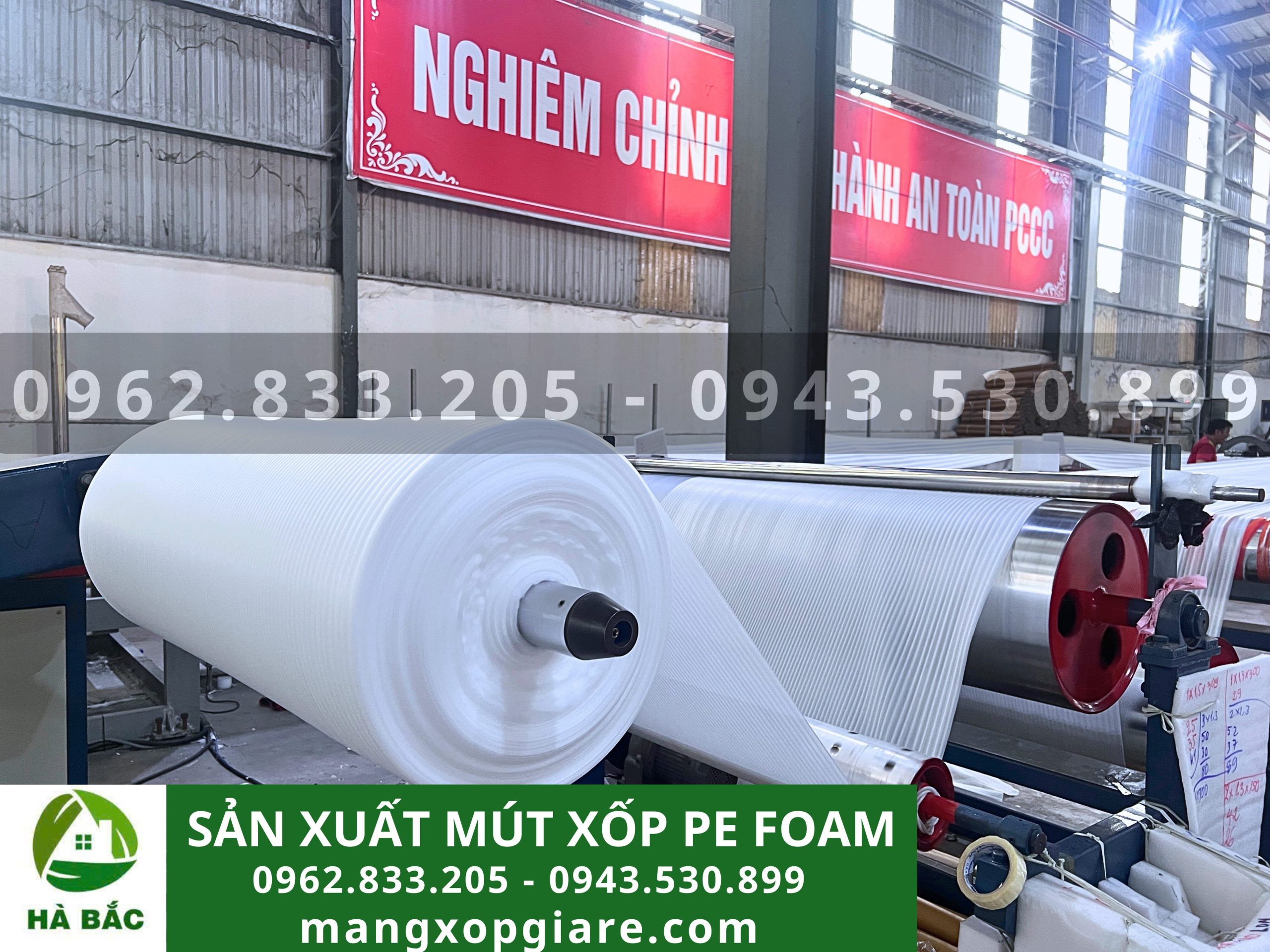 Công ty sản xuất mút xốp pe foam