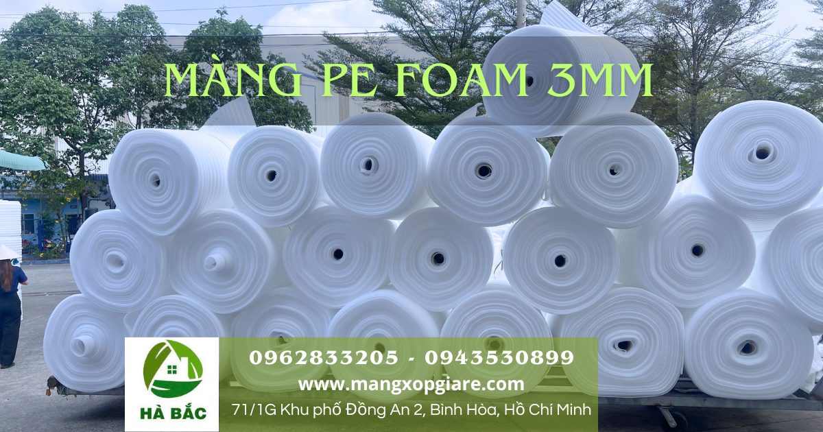 Màng xốp pe foam 3mm