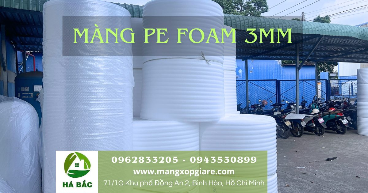Màng xốp pe foam 3mm