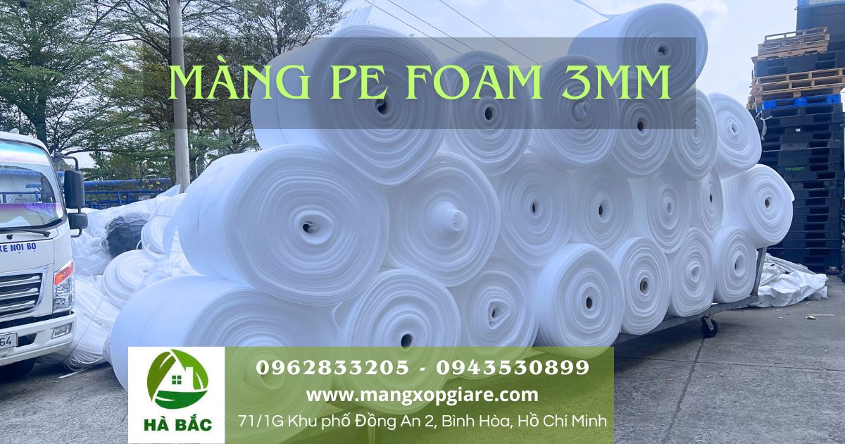 Màng xốp pe foam 3mm