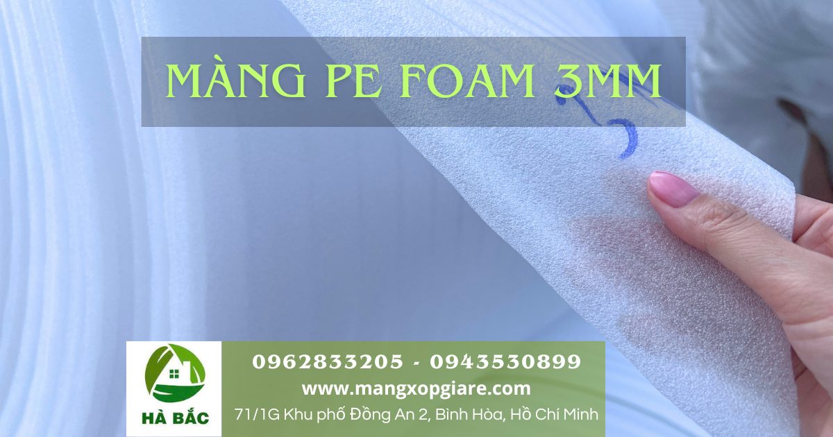 Màng xốp pe foam 3mm