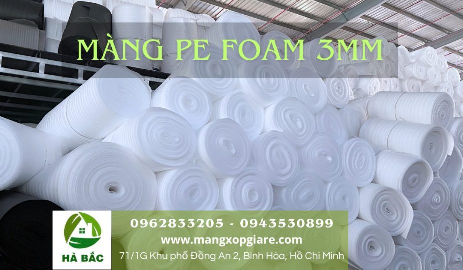 Màng xốp pe foam 3mm