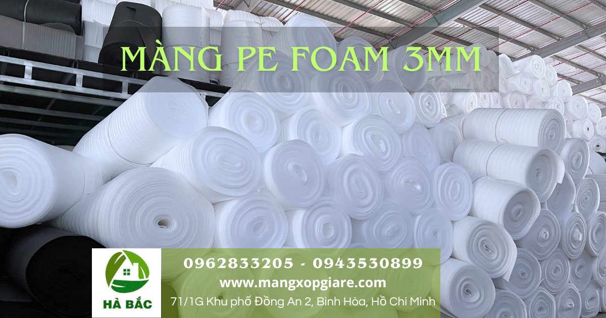 Màng xốp pe foam 3mm