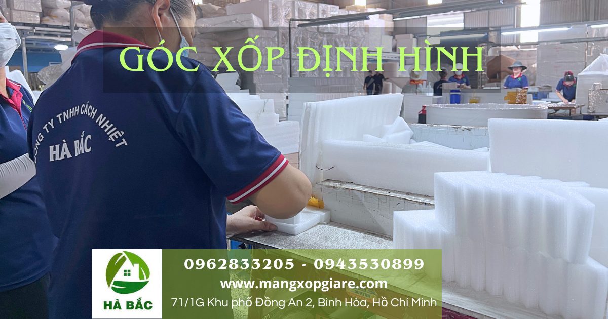 Góc xốp pe foam chống sốc