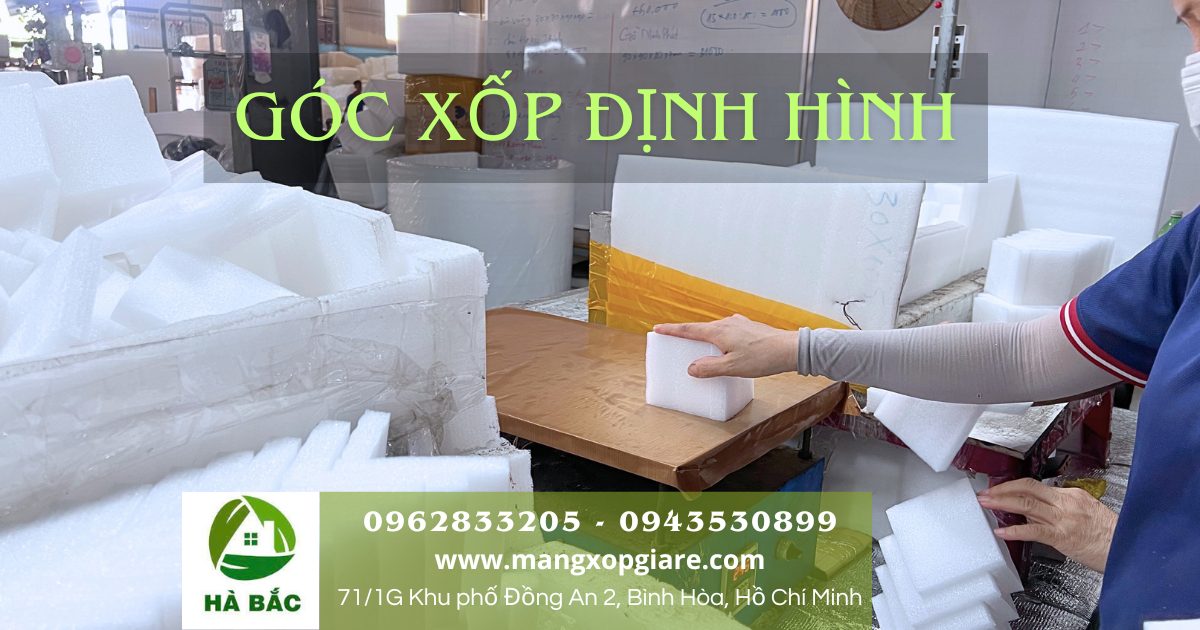 Góc xốp pe foam chống sốc