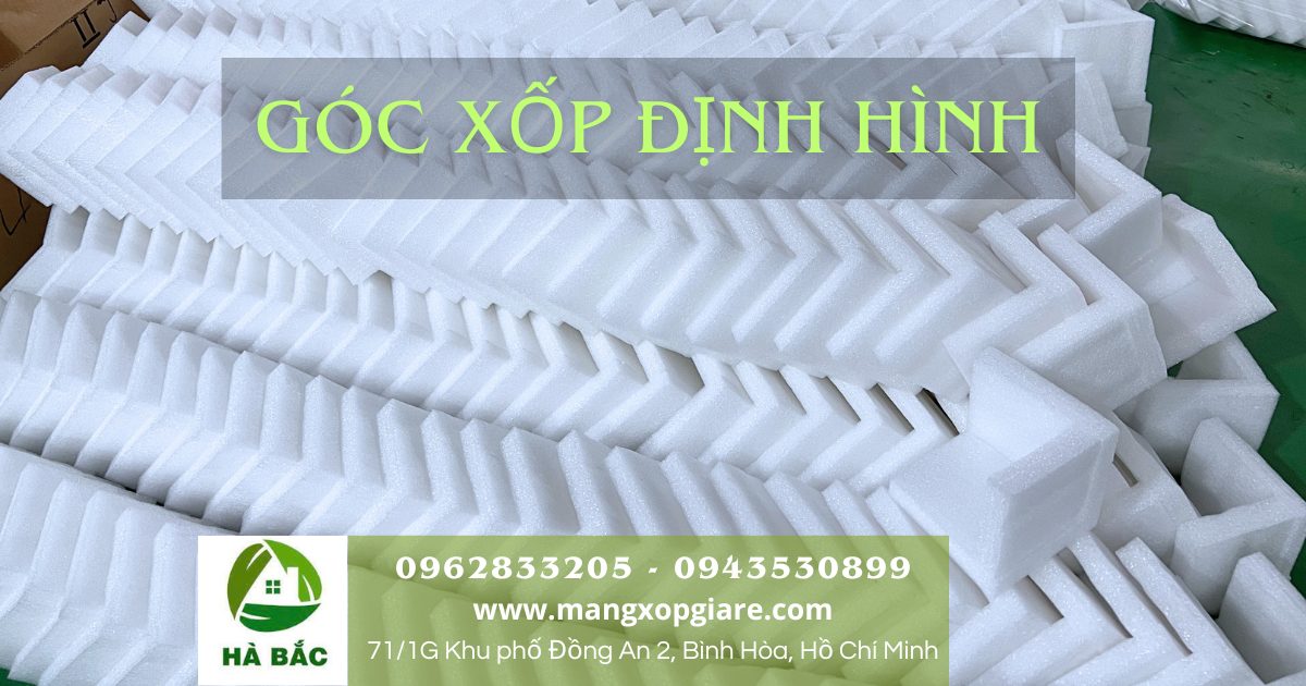 Góc xốp pe foam chống sốc