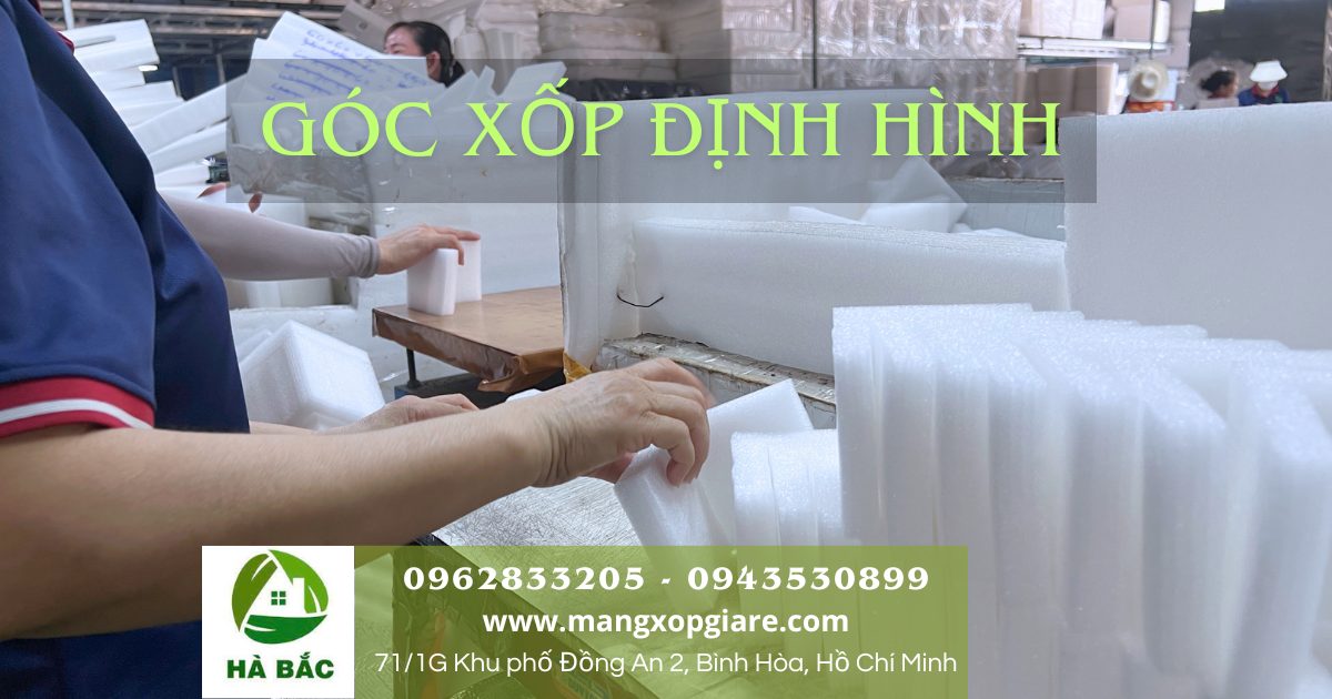 Góc xốp pe foam chống sốc