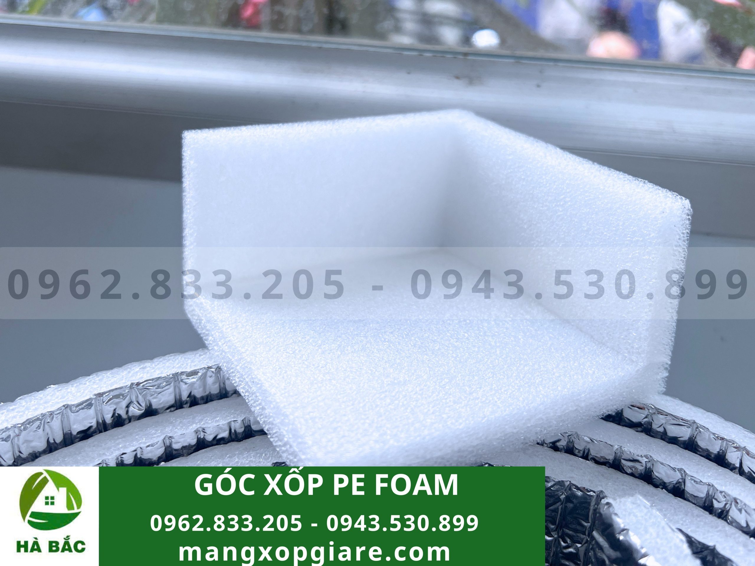 Góc xốp pe foam