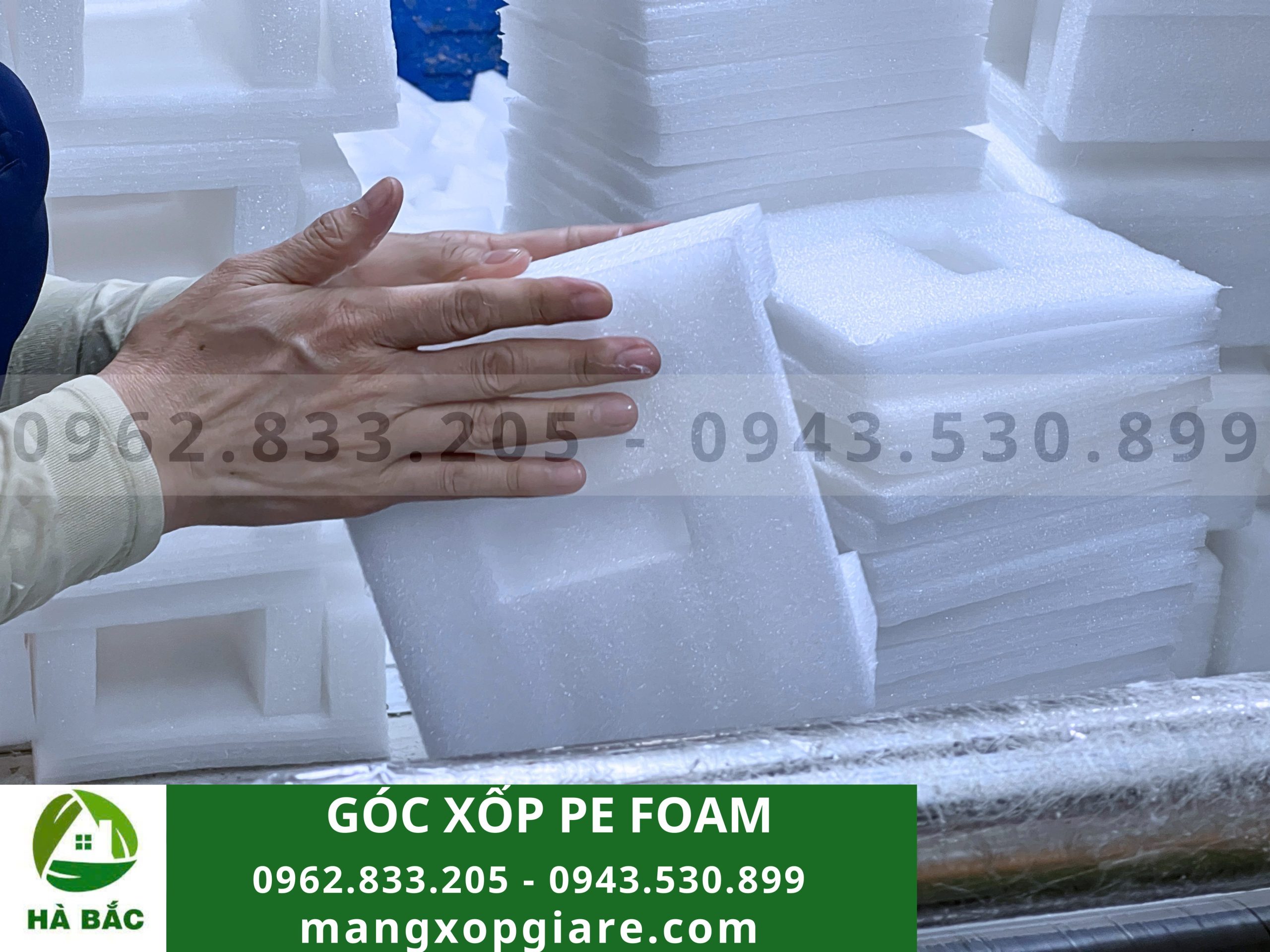 Góc xốp pe foam