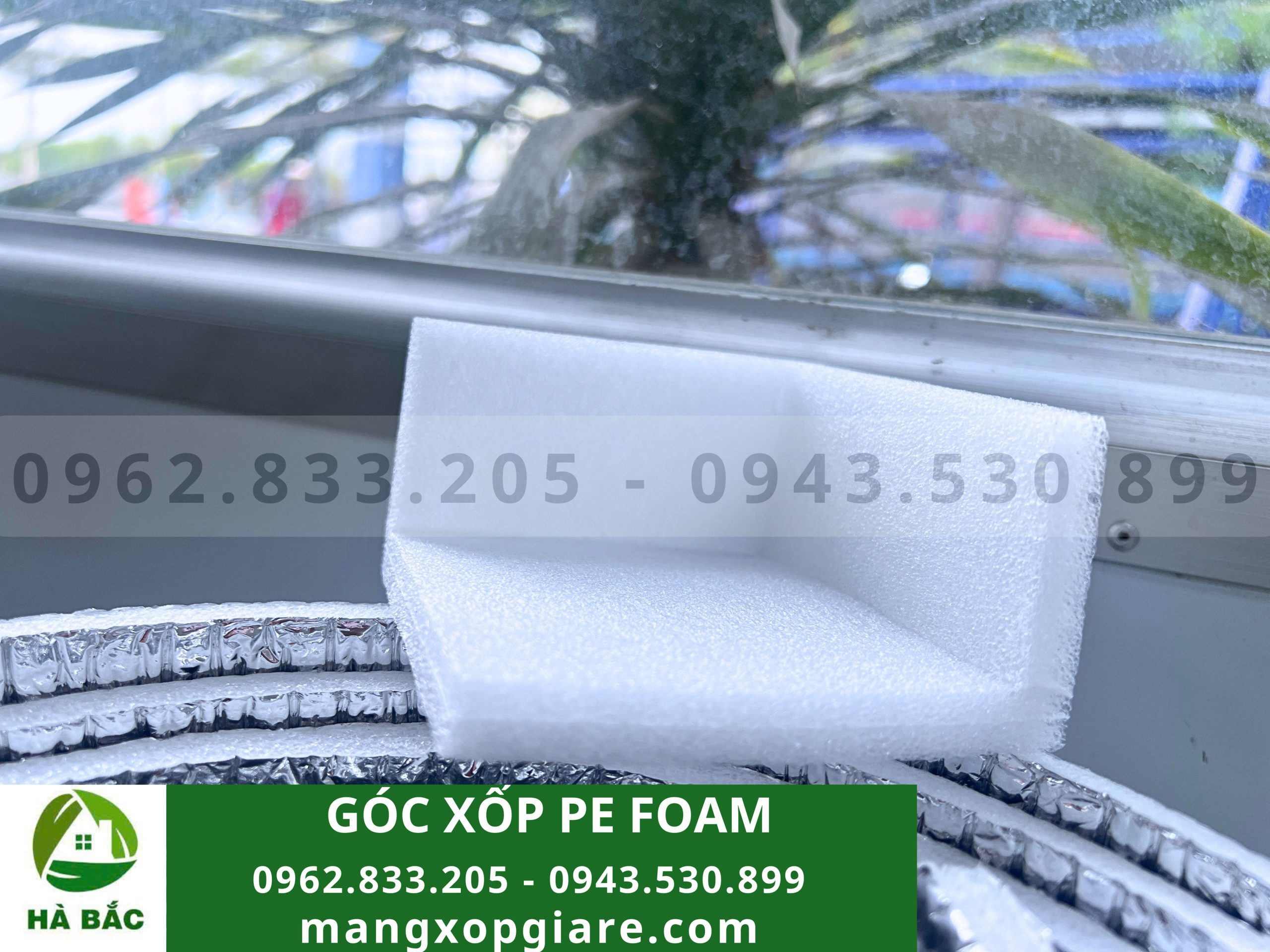 Góc xốp pe foam