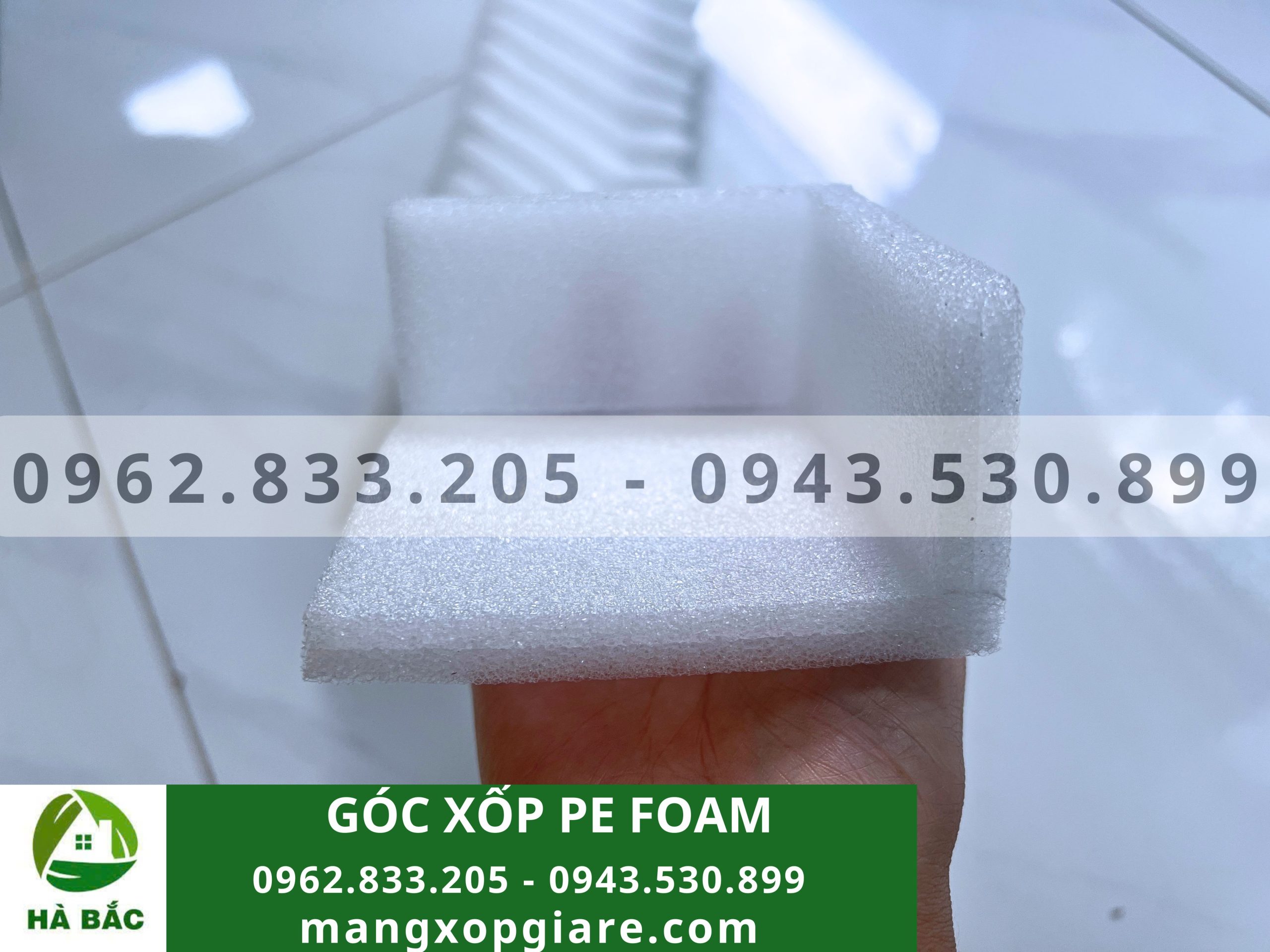 Góc xốp pe foam