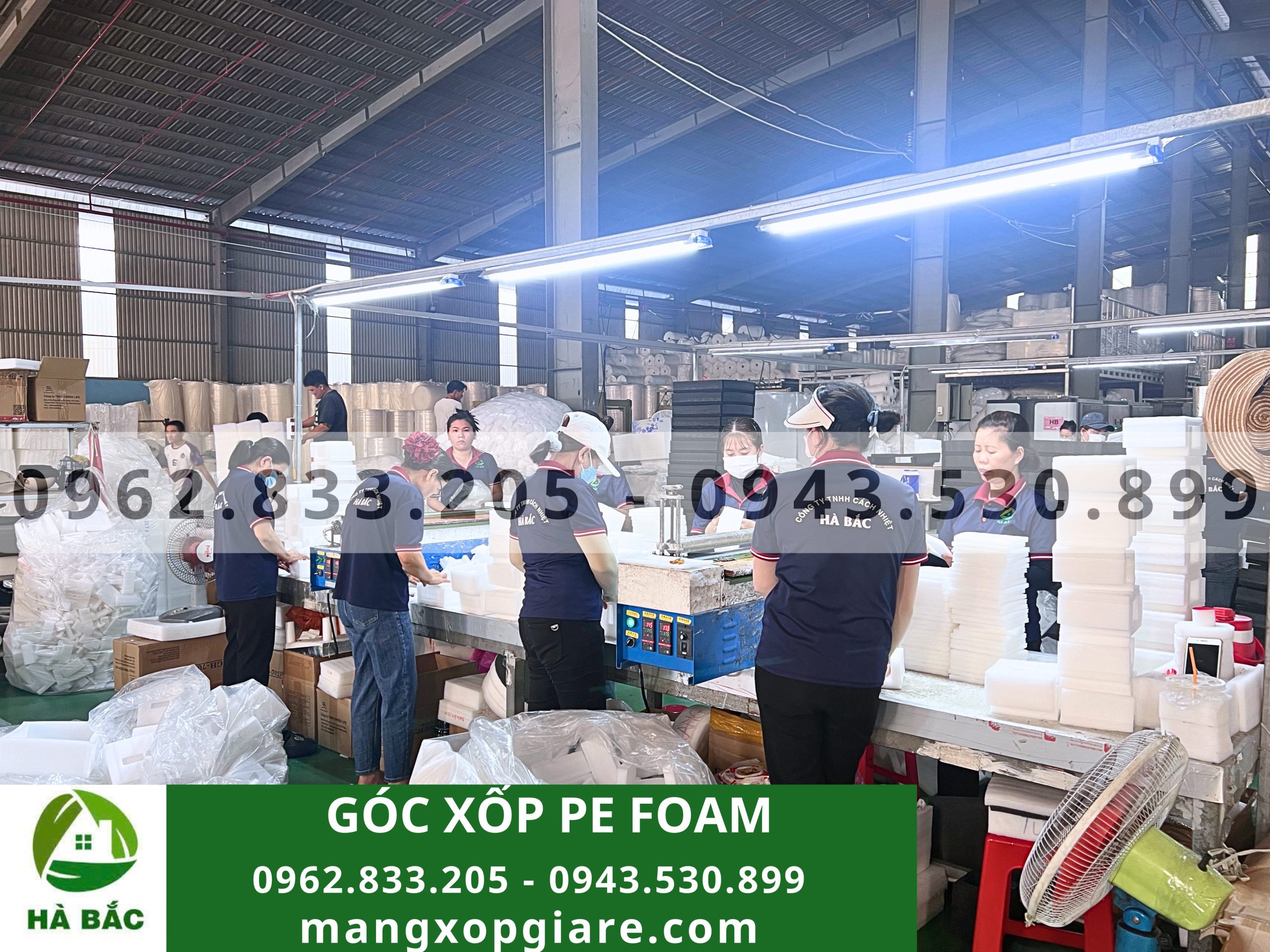 Góc xốp pe foam