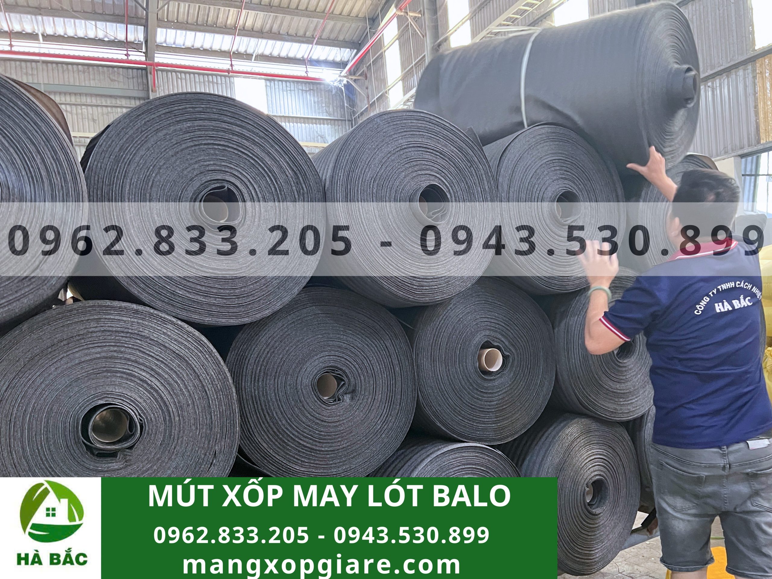 Mút xốp may balo