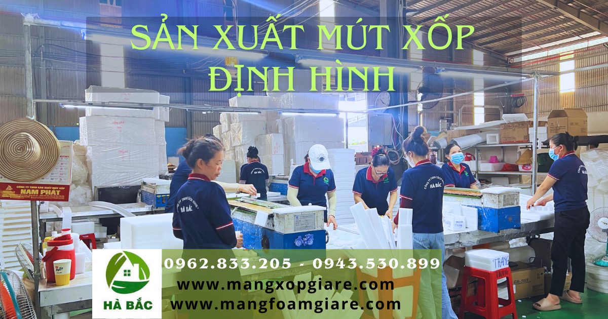 xốp pe foam định hình