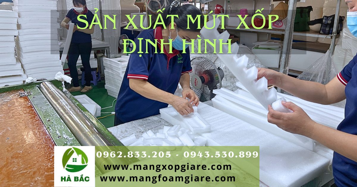 xốp pe foam định hình