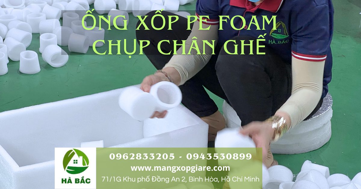 Ống xốp tròn chụp chân ghế