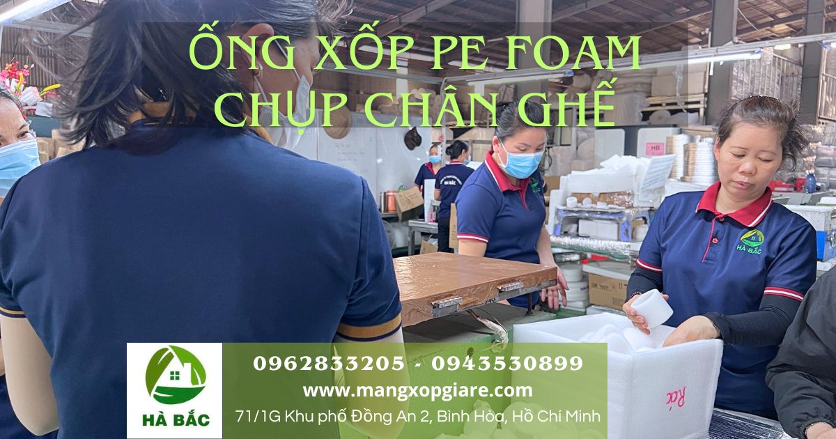 Ống xốp tròn chụp chân ghế