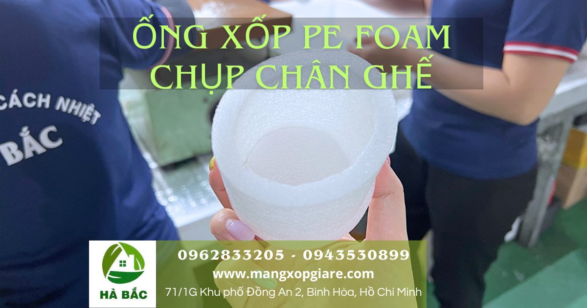 Ống xốp tròn chụp chân ghế