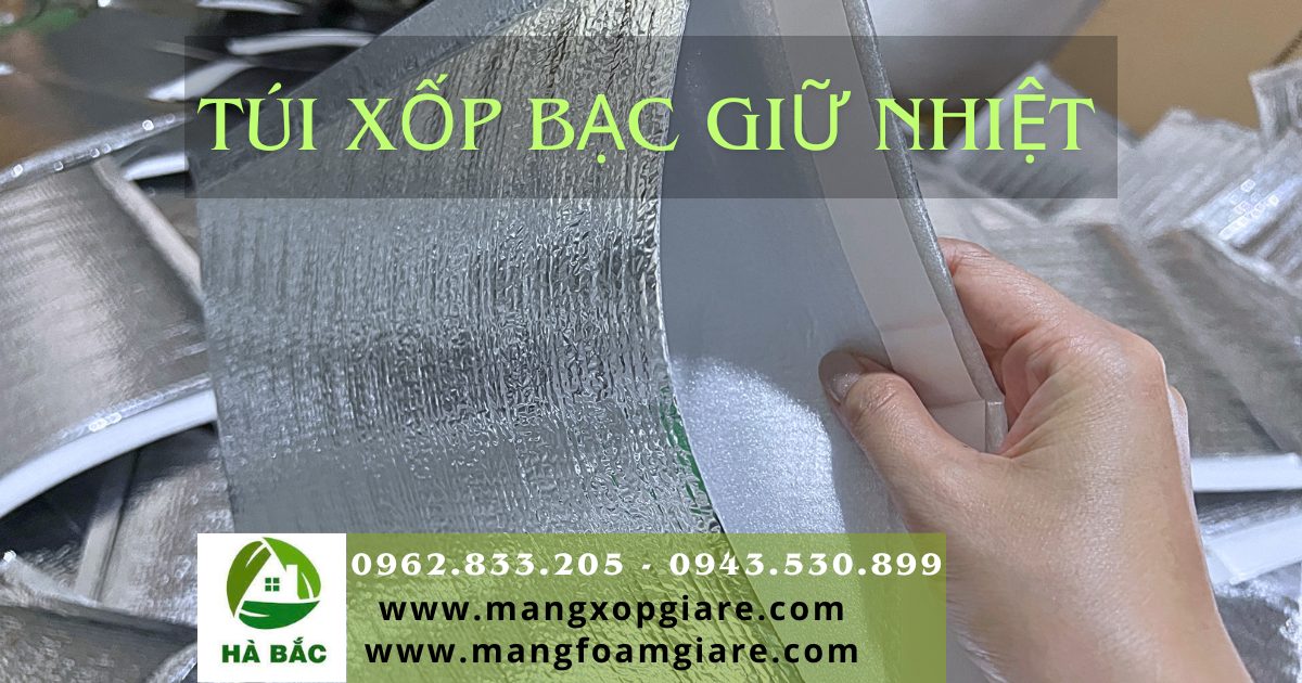 Túi xốp bạc giữ nhiệt cà phê