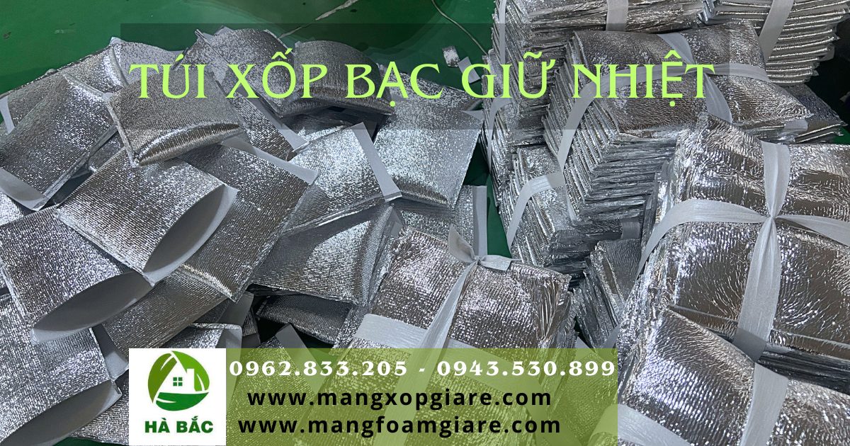Túi xốp bạc giữ nhiệt cà phê