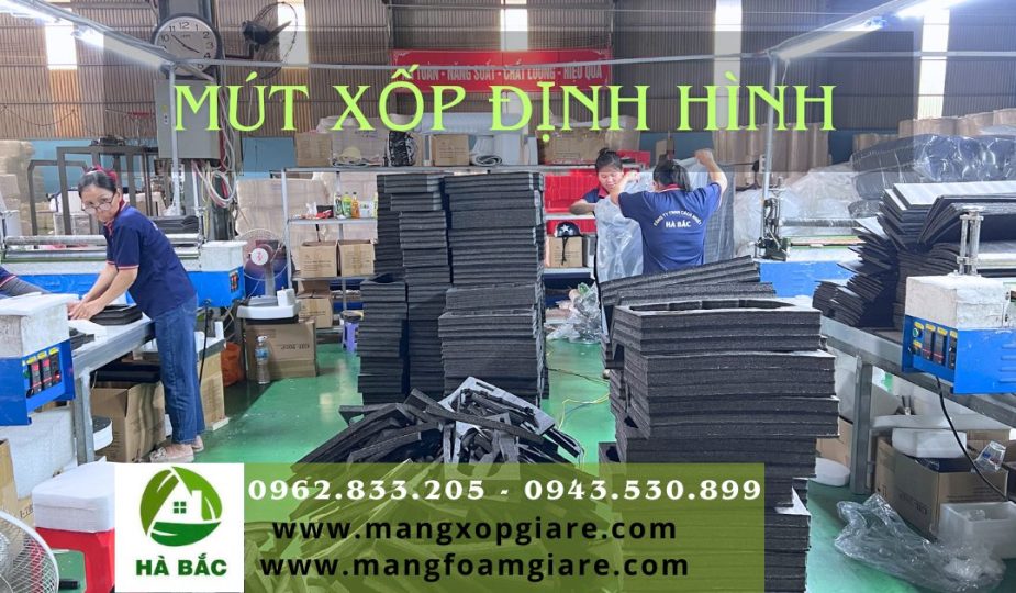 sản xuất mút xốp định hình