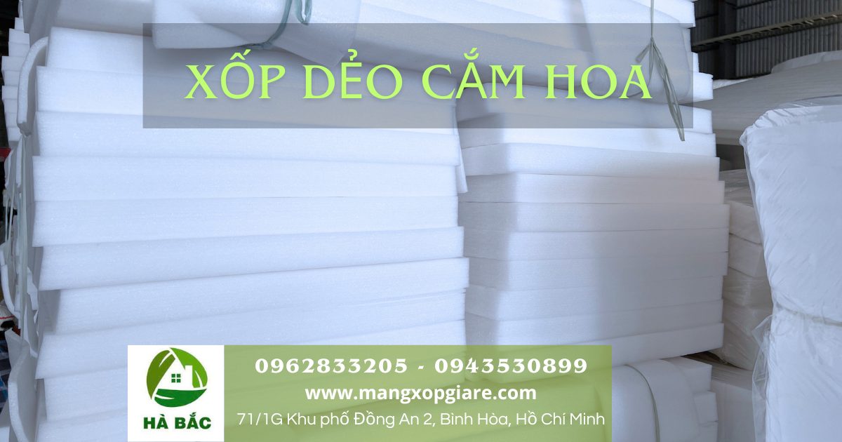 Xốp dẻo cắm hoa 5cm Xốp dẻo cắm hoa 5cm