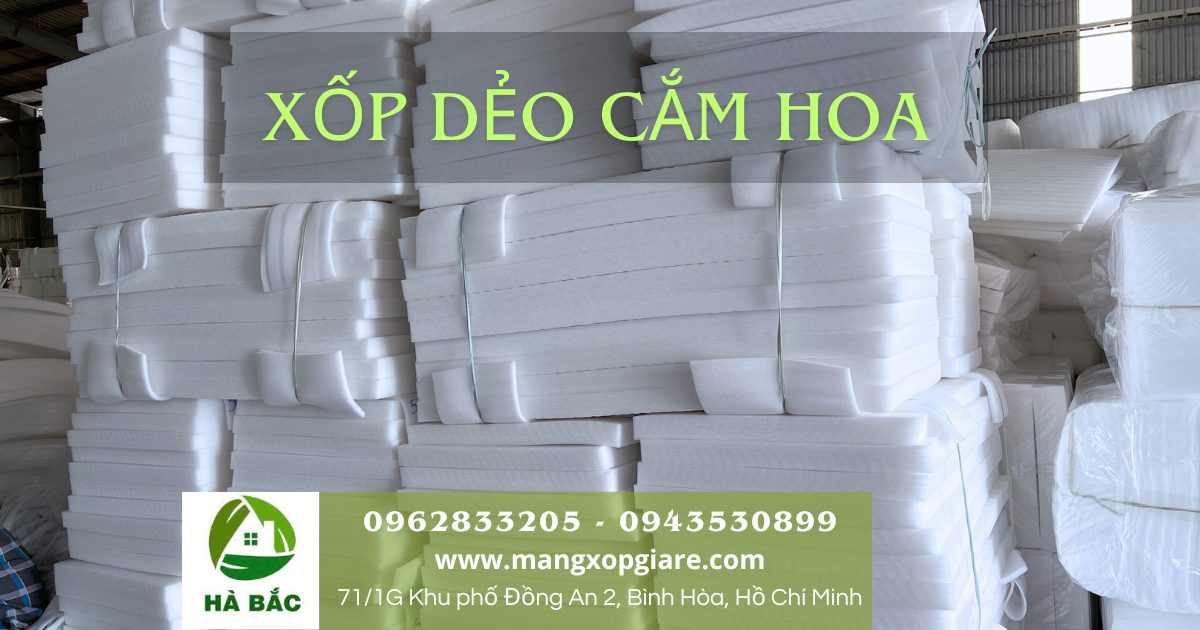 Xốp dẻo cắm hoa 5cm Xốp dẻo cắm hoa 5cm
