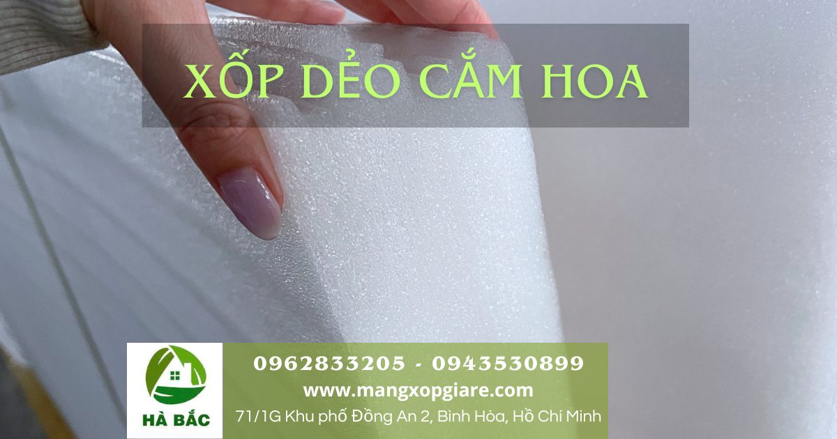 Xốp dẻo cắm hoa 5cm Xốp dẻo cắm hoa 5cm