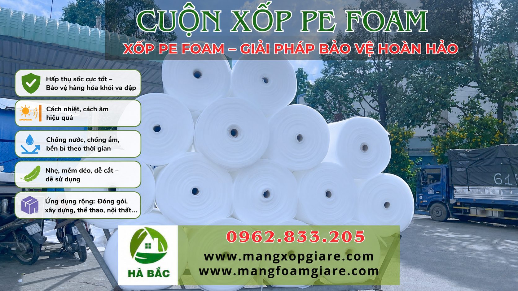 Xốp PE Foam 2mm