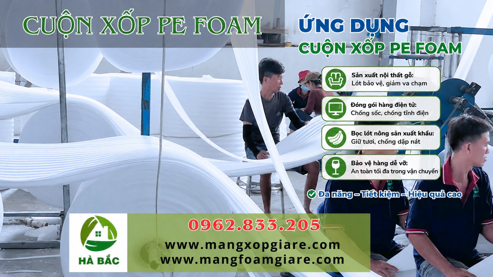 Xốp PE Foam 2mm
