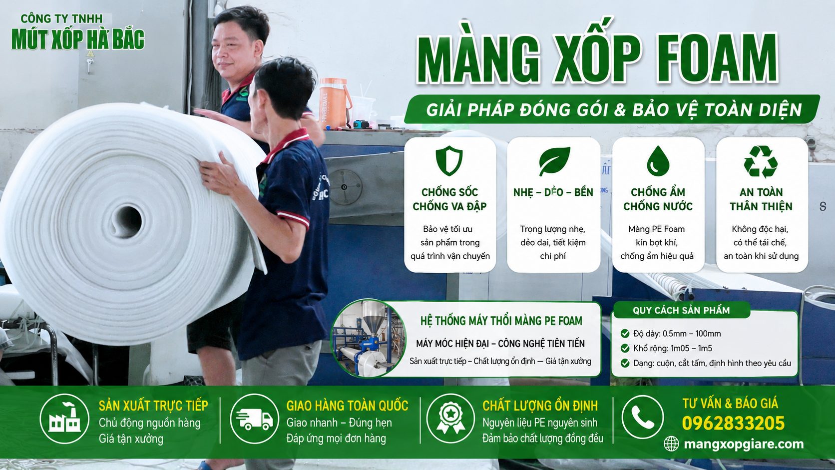 màng xốp pe foam màng xốp pe foam