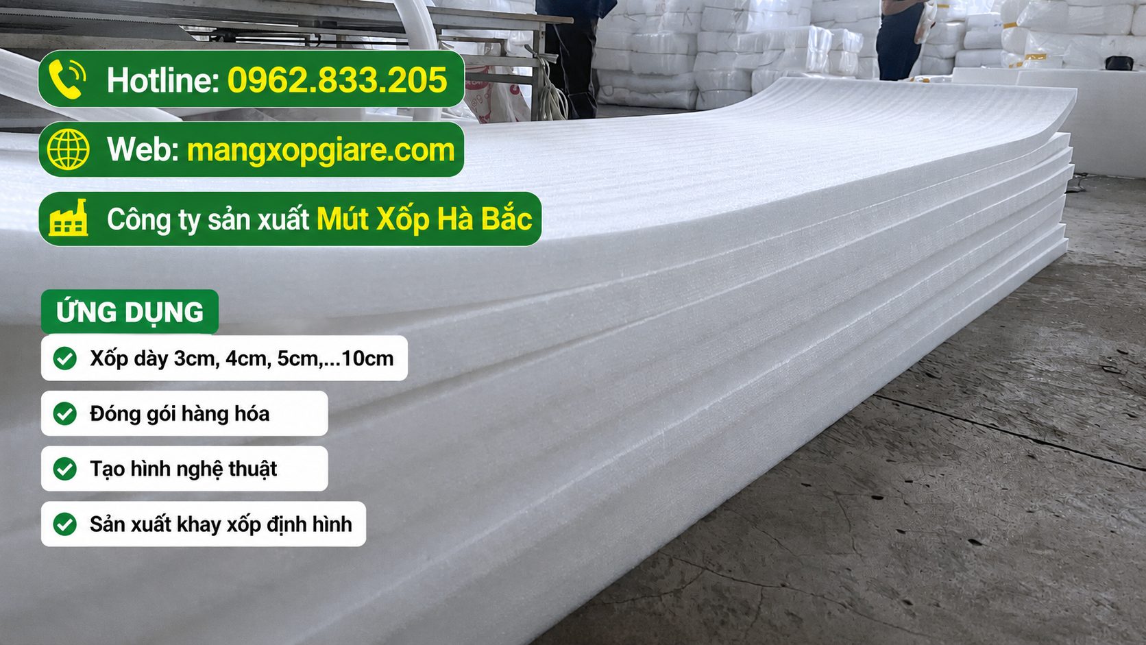 Xốp Dẻo Pe Foam