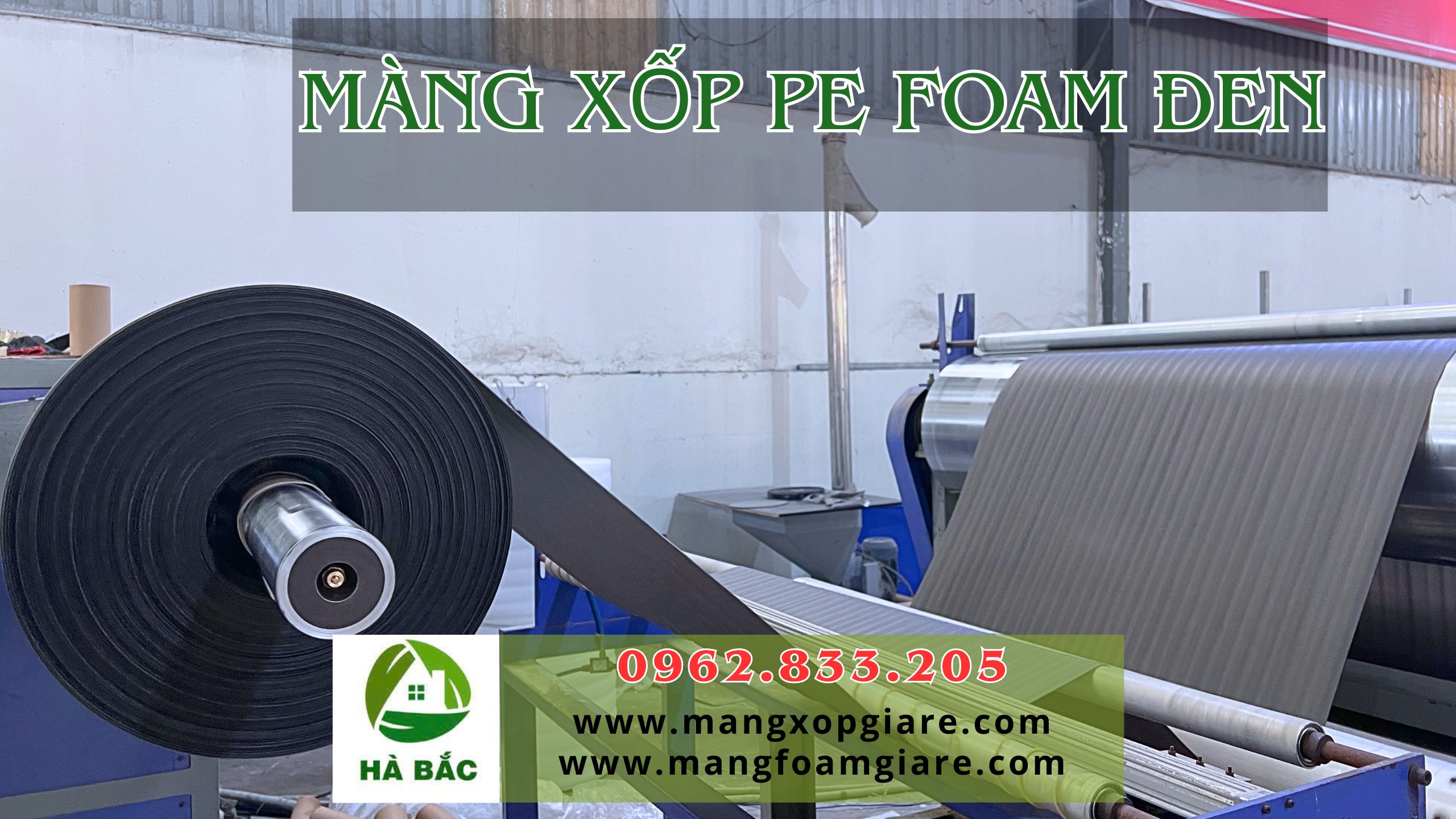 Mút xốp pe foam đen