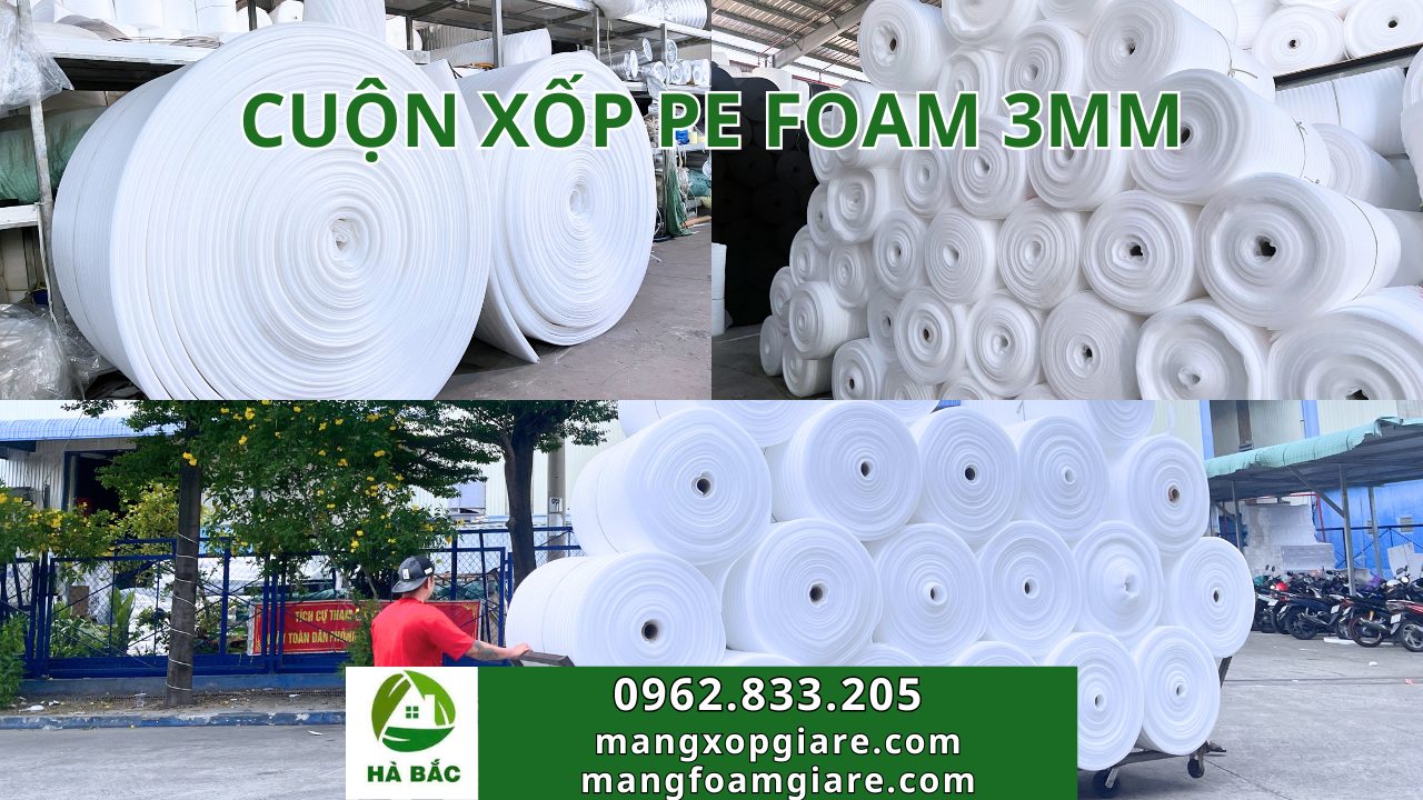 Cuộn Xốp Pe Foam 3mm