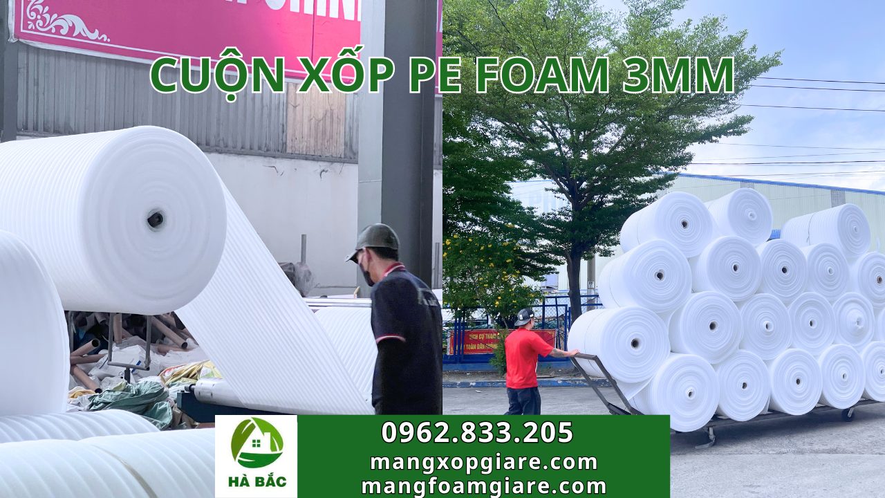 Cuộn Xốp Pe Foam 3mm