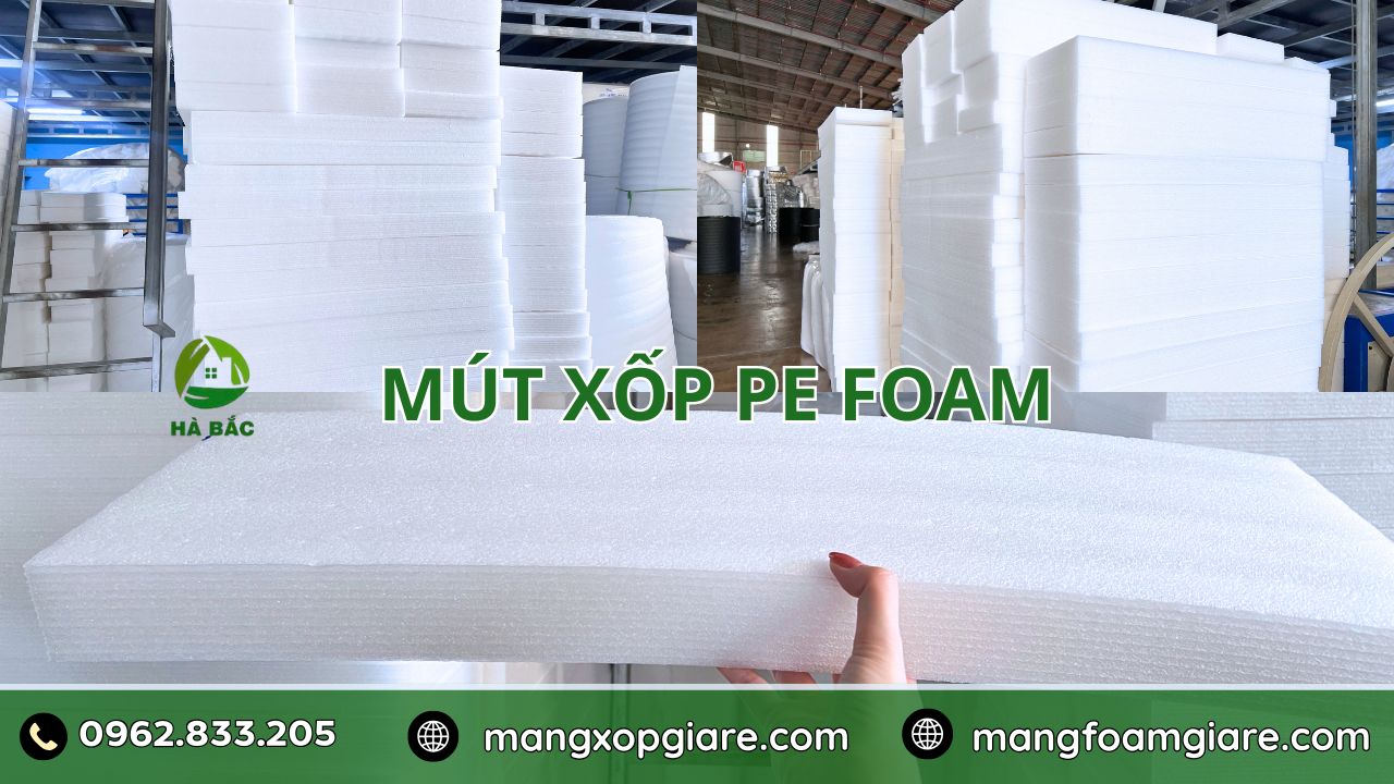 Mút xốp pe foam cắt tấm