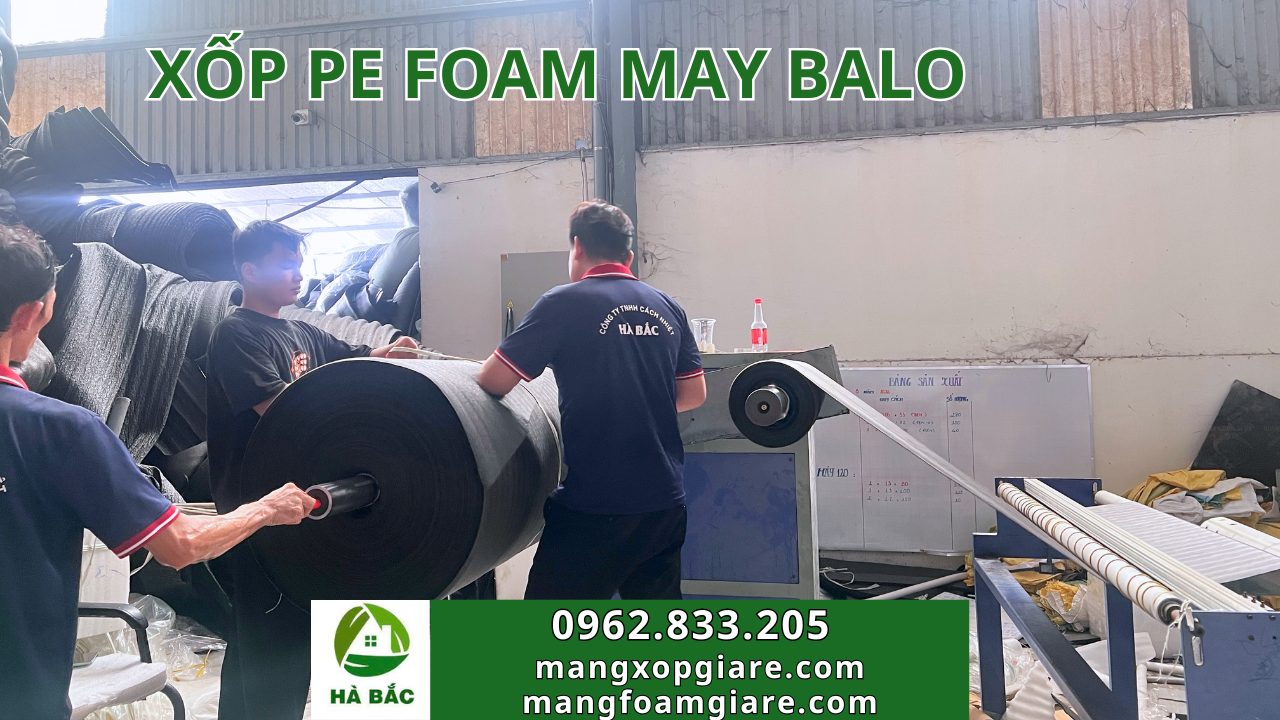 Mút Xốp May Balo Mút Xốp May Balo