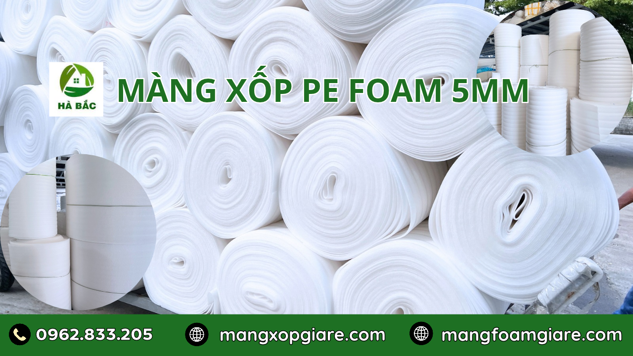 Mút xốp PE foam 5mm
