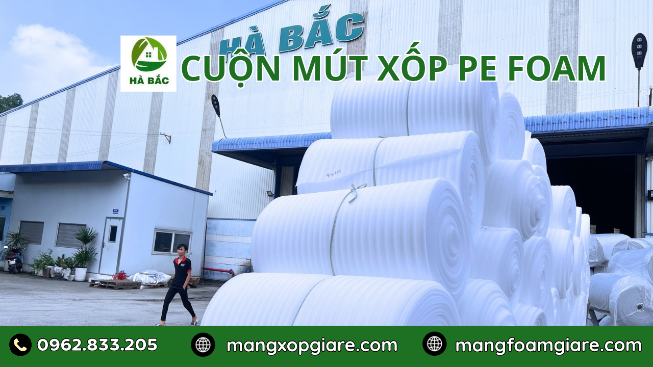 Cuộn Mút Xốp Pe Foam 3mm Cuộn Mút Xốp Pe Foam 3mm